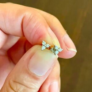 Ring Concierge Diamond Trio Studs in 14K White Gold